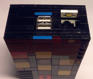 Raspberry Pi Lego Case USB and LAN